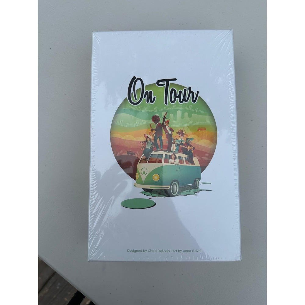 On Tour USA & Europe Board Game BoardGameTables.com Roll and Write New Sealed
